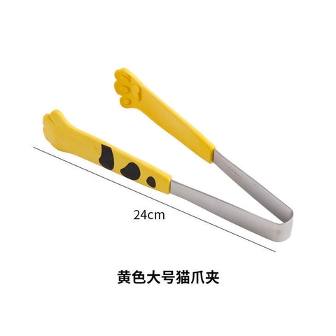 Kẹp gắp thức ăn, bánh hoạ tiết chân mè