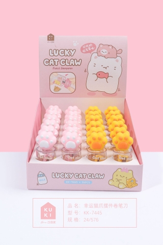 Gọt bút chì silicon hình chân mèo