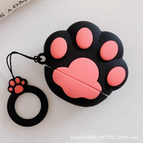 Case tai nghe Airpods hình chân mèo