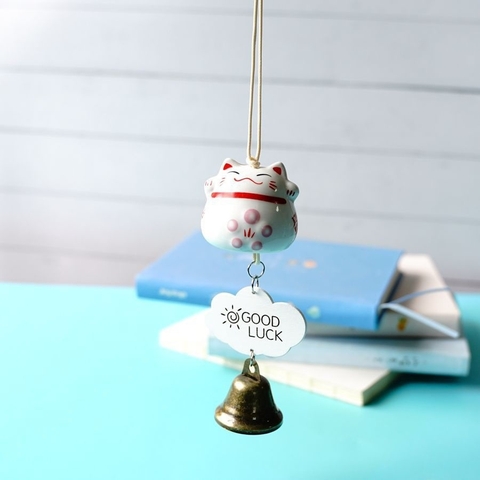 Chuông gió mèo thần tài