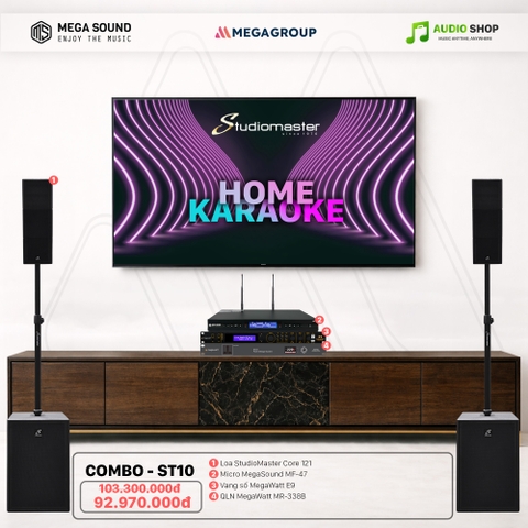 Dàn karaoke StudioMaster - Combo - ST10