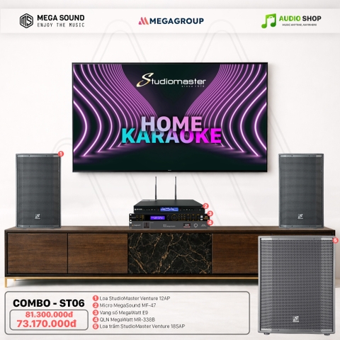 Dàn karaoke StudioMaster - Combo - ST06