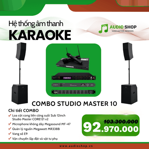 Combo Karaoke Studio Master 10