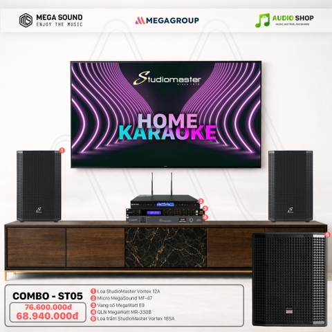 Dàn karaoke StudioMaster - Combo - ST05
