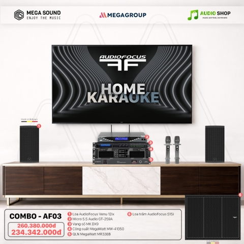 Dàn karaoke AudioFocus - Combo - AF03