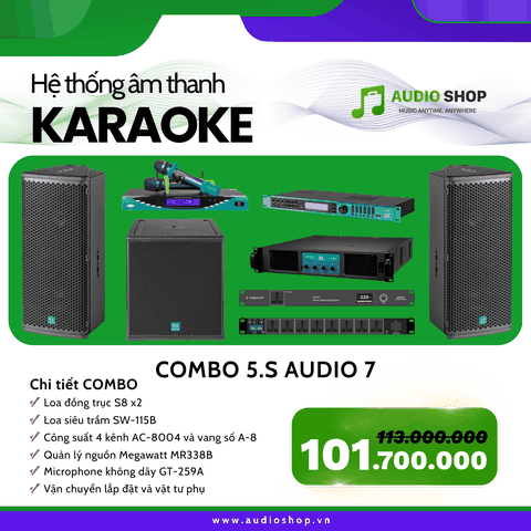 Combo Karaoke 5.S Audio 07