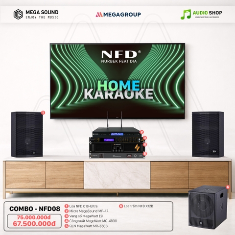 Dàn karaoke NFD Audio - Combo - NFD08