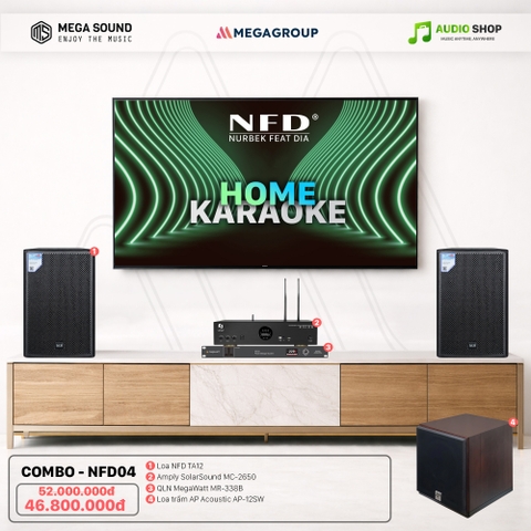 Dàn karaoke NFD Audio - Combo - NFD04