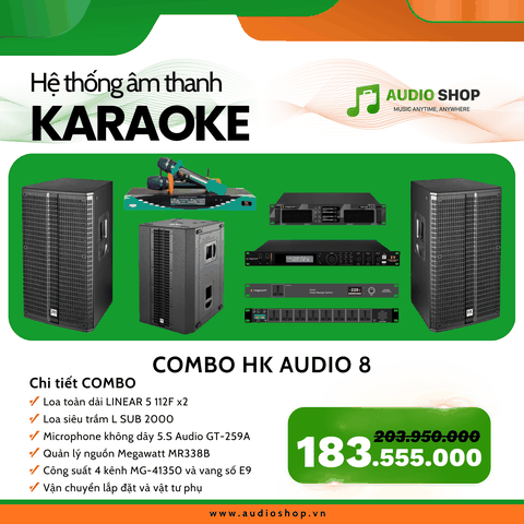 Combo Karaoke HK Audio 08