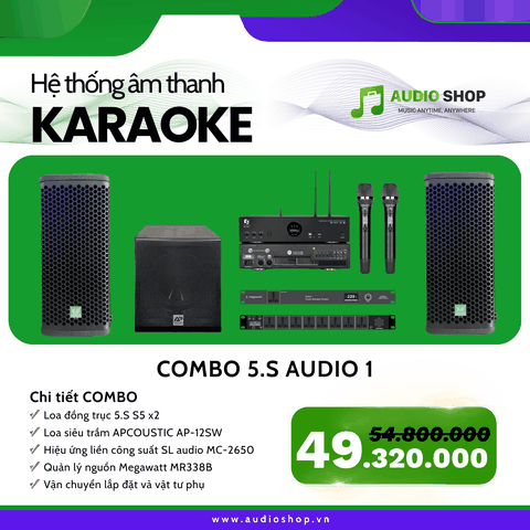 Combo Karaoke 5.S Audio 01