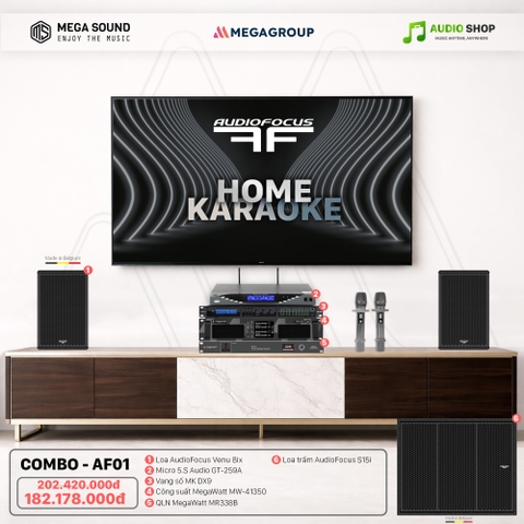 Dàn karaoke AudioFocus - Combo - AF01