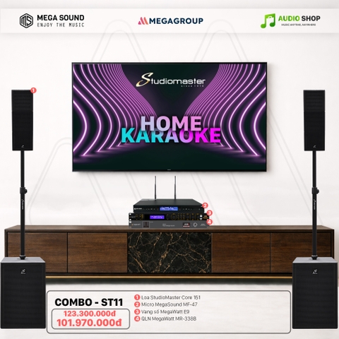 Dàn karaoke StudioMaster - Combo - ST11