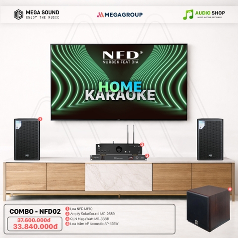 Dàn karaoke NFD Audio - Combo - NFD02