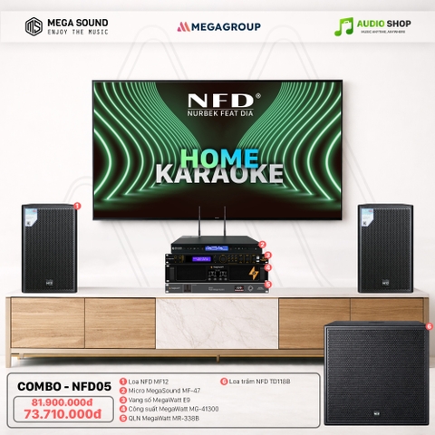 Dàn karaoke NFD Audio - Combo - NFD05