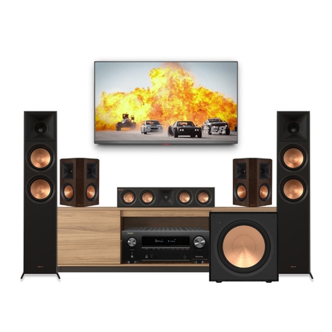 Bộ Dàn Âm Thanh Xem Phim 5.1 HD-AT10 (Denon AVR-X2700H, Klipsch RP-6000F II, RP-404C II, RP-502S II, R-121SW)