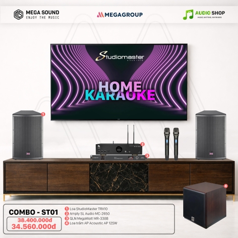Dàn karaoke StudioMaster - Combo - ST01