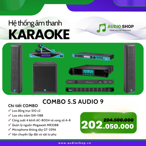Combo Karaoke 5.S Audio 09