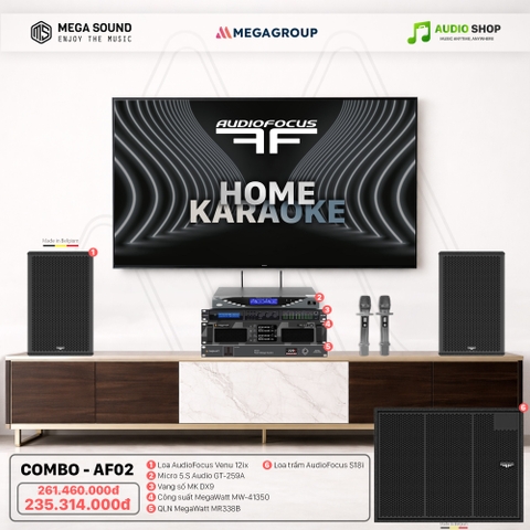 Dàn karaoke AudioFocus - Combo - AF02