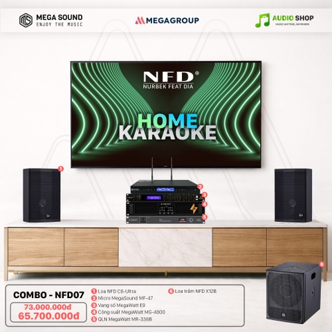 Dàn karaoke NFD Audio - Combo - NFD07