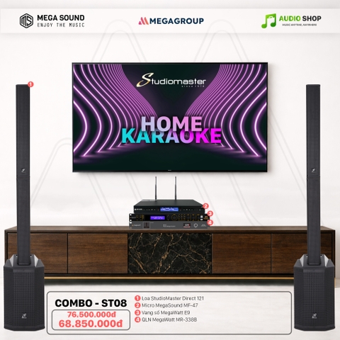 Dàn karaoke StudioMaster - Combo - ST08