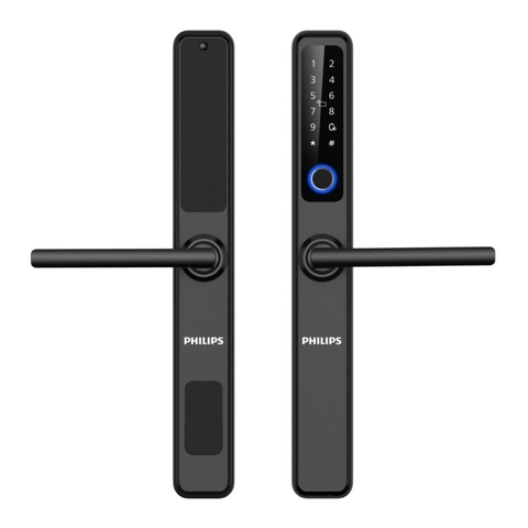 Khóa vân tay cửa nhôm kính Philips DDL608