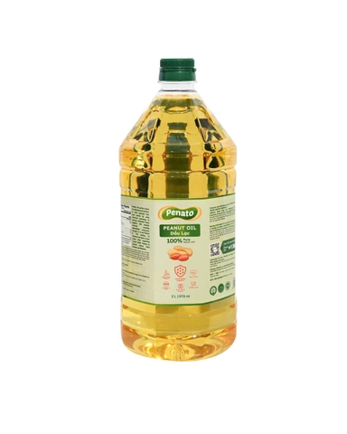 Dầu lạc nguyên chất Penato 100% tinh khiết sản xuất bằng công nghệ Châu Âu_Chai 2 lít