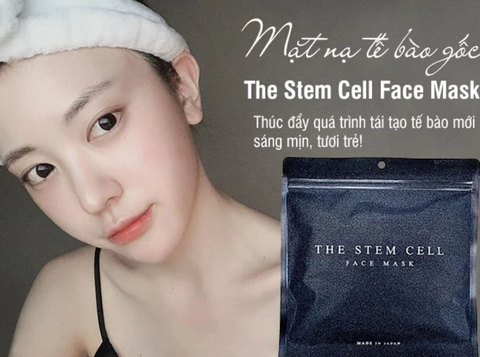 Mặt nạ tế bào gốc Stem  ĐEN -Dưỡng Ẩm Sâu -Nhật (30 miếng)