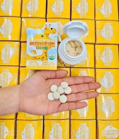 Kẹo Vitamin Tổng Hợp tăng chiều cao Hươu Cao Cổ Cho Bé Babyrak- 60 viên