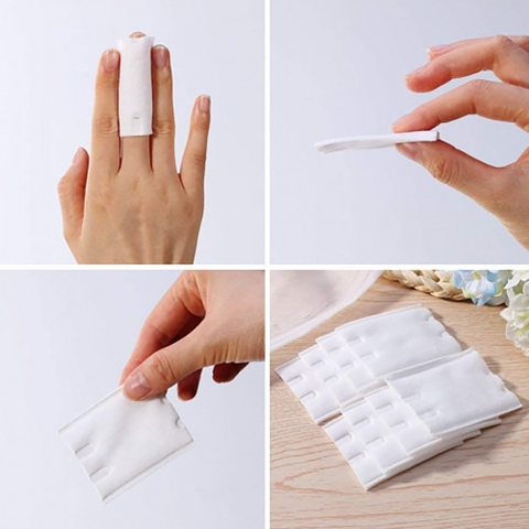 Bông tẩy trang Miniso Nhật 180 miếng