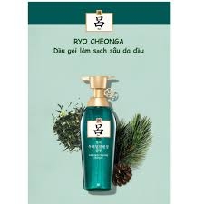 CẶP DẦU GỘI-XẢ RYO THẢO DƯỢC CUNG ĐÌNH HÀN QUỐC- MÀU XANH CHO TÓC DẦU