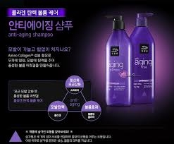 DẦU GỘI - DẦU XẢ MISE EN SCENE ANTI-AGING -MÀU TÍM PHỤC HỒI VÀ CHỐNG LÃO HÓA CHO TÓC- 680ML/ CHAI