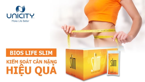 Bios Life Slim Unicity- Mỹ-  mẫu mới kiểm soát cân nặng khoa học (60 gói) Lô hạn 6/2026