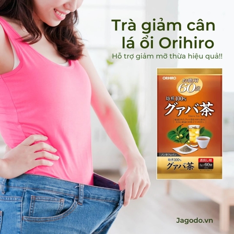 Trà ổi giảm cân Orihiro Nhật Bản(60 gói)
