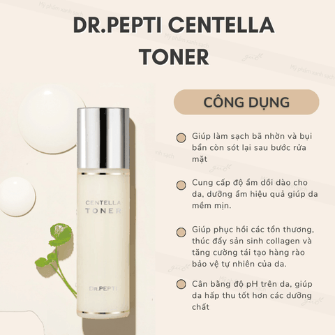 Toner Dr. Peptide cấp ẩm siêu tốc