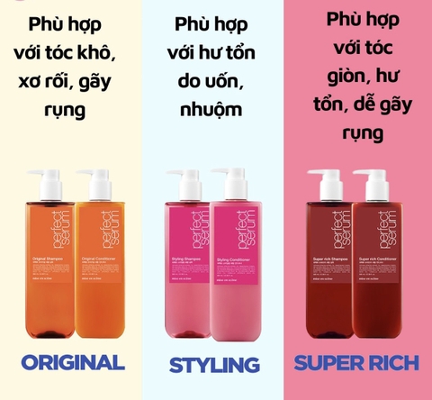 Dầu Cặp Mise'en'scene Serum Super Rich Đỏ Cung Cấp Dinh Dưỡng Chuyên Sâu Cho Tóc 680ML