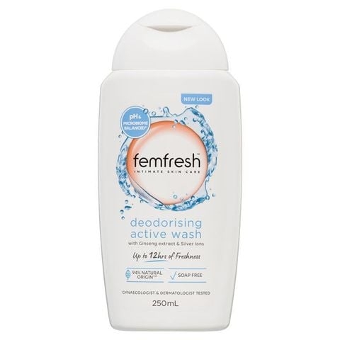 DUNG DỊCH VỆ SINH PHỤ NỮ KHỬ MÙI FEMFRESH DEODORISING WASH 250ML- VIÊM NHIỄM, KHÍ HƯ