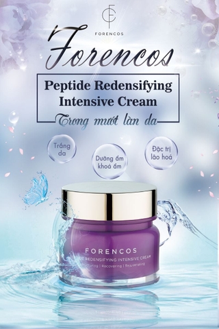 Kem Dưỡng Hỗ Trợ Trắng Da Ban Đêm Forencos Peptide Redensifying Intensive Cream