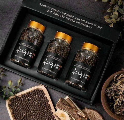 Viên uống Hà Thủ Ô Rootonix Hàn Quốc giúp giảm rụng tóc, bạc tóc_Hộp 3 lọ