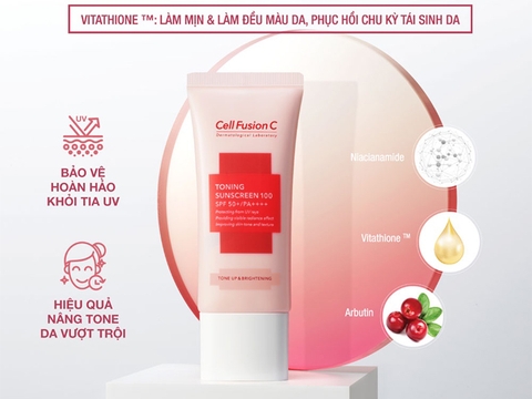 Kem chống nắng Cell Fusion C Nâng Tông-50ml