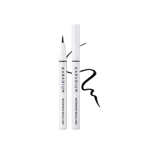 Bút dạ kẻ mắt Karadium Waterproof Brush Liner vỏ trắng siêu mảnh