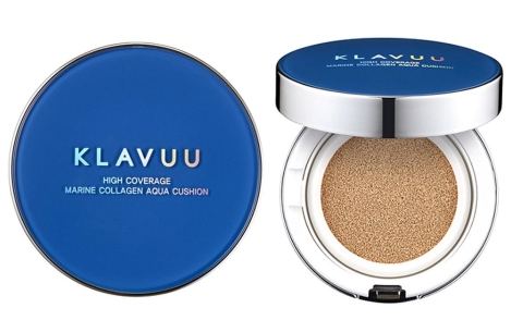 Phấn nước Klavuu Blue Pearlsation High Coverage Marine Collagen Aqua Cushion SPF50+/PA+++