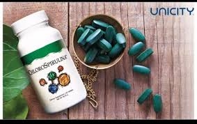 Tảo xoắn cô đặc Unicity CHLOROSPIRULINA (60v)- nguyên liệu cung cấp nguồn máu đồi dào