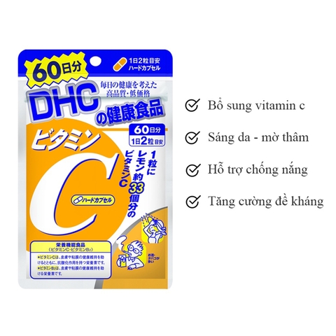 Viên uống bổ sung Vitamin C  DHC Nhật Bản 60 viên