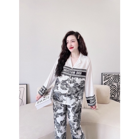 SP_26 Đồ bộ pijama BOLOBALA quần dài áo dài tay, chất lụa xước hàng xịn, chuẩn đẹp, nhìn là ưng ngay