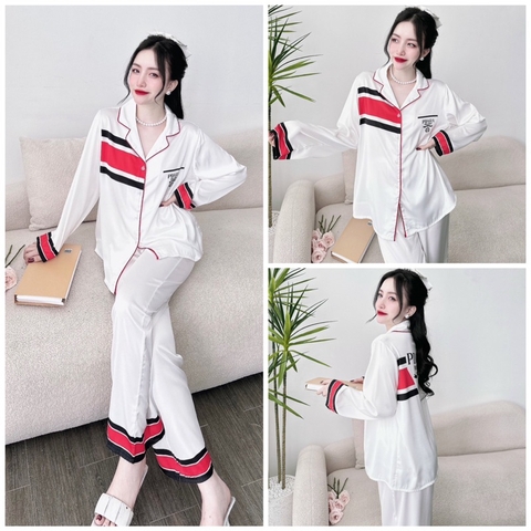 SP_150 [size XL] Đồ bộ pijama BOLOBALA mặc nhà quần dài áo tay dài chất lụa latin big size, form cực thoải mái