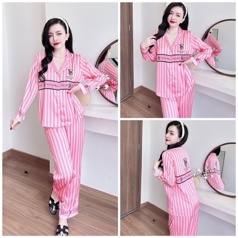 SP_146 Đồ bộ pijama BOLOBALA mặc nhà quần dài áo tay dài chất lụa latin hot trend