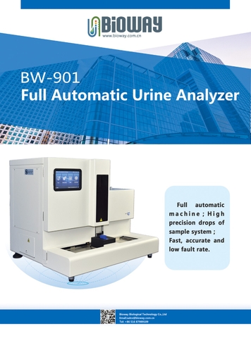Máy Xét nghiệm nước tiểu tự động hoàn toàn BW901 240 xét nghiệm/ giờ - Bioway Trung Quốc
