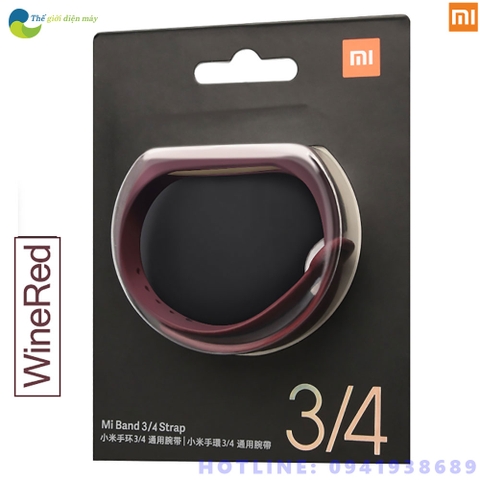 Dây thay thế  Mi band 3/4 - Hàng Nhập Khẩu Chính Hãng