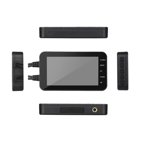 Camera Xe Máy MT003 2 camera màn hình 4' Wifi HD 1080P GPS