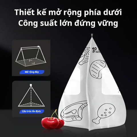 Set 10 túi zip bạc để tủ lạnh